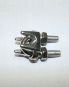 CLAMP,WIRE ROPE 1/4" 18-8 SST